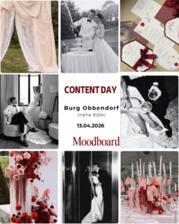 Wedding Content Day✦ Datum: 13.04.2026 (Mo)✦ Ort: Burg Obbendorf (Nähe Köln) 📍✦ Shootingzeiten: 11:00–14:00 Uhr & 14:00–17:00 Uhr ⏰✦ 2 professionelle, echte Brautpaar-Model-Couples 🤍✦ Trauung-Setup mit eleganter Drapierung ✨✦ Editorial Tischsetting mit liebevollen Details 🍽️✦ Champagne Tower für elegante Momente 🥂✦ Paarshooting inkl. modernem Blitzshooting 📸✦ Hochwertige Details wie Papeterie & Flatlays 💌✦ Zeit für eure Videos, Reels & kreative Inhalte 🎞️✦ Small Groups für maximale Shooting-Zeit 👌✦ (max. 3 Fotograf:innen + 1 Host)✦ Networking mit Dienstleister:innen 🤝✦ Photography Support 💡✦ Snacks & Getränke inklusive 🧃Planung/ Konzept @lin_photography_nrw @wanying_photography Hochzeitsplanerin @rosenthal_hochzeiten Deko/ Floristin @hochzeitsdeko_dekodiamant Brautkleider @iay_iamyours Herrenmode @du4_de Traurederin @spracheleidenschaft.freierede Papeterie @paperberry.design Torte @issmichpatisserie Make-up Artistin @leaeiselt.brautstyling @nadezhdaialoma.brautstylist Modelpaar @nastiapatiy @c_t_vows Location @burgobbendorfRinge @goldschmiede_weidenfeld Schmuck @dalou_jewelry