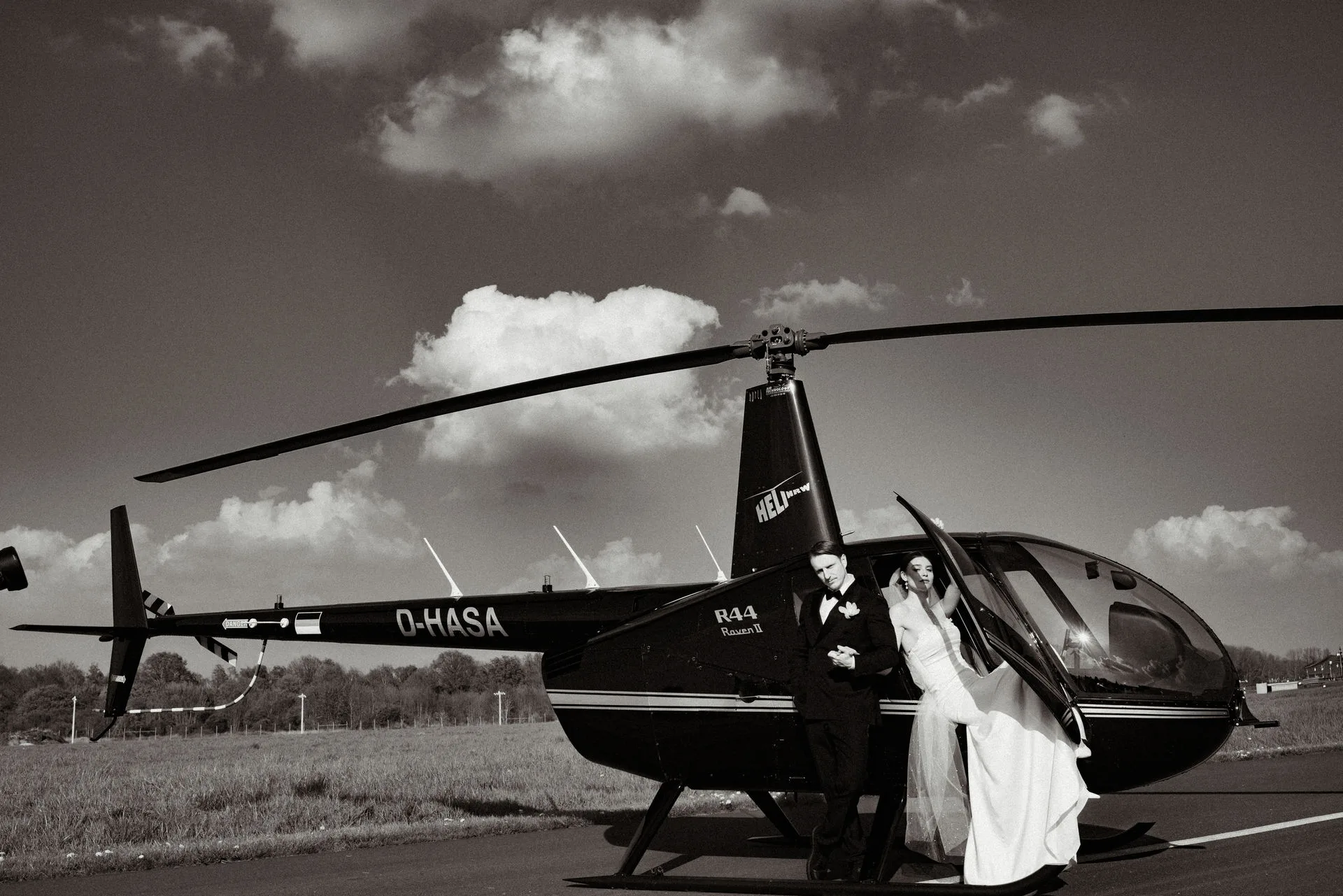 Gruppenfoto Helicopter Content Day Flughafen Mönchengladbach